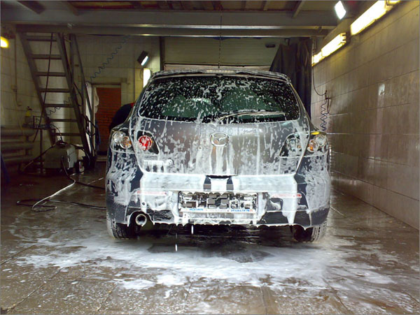 Первая мойка...